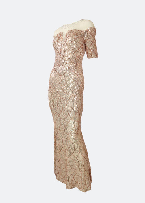 Diamond Vedette Mermaid Gown